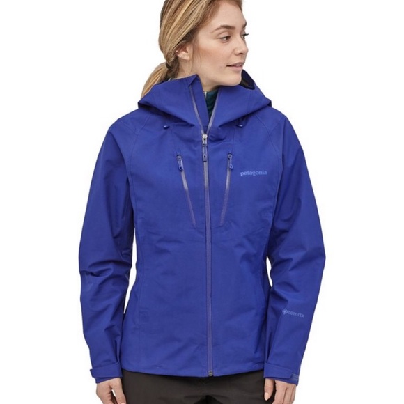 Patagonia Jackets & Blazers - patagonia blue cobalt ski/snow jacket tech shell